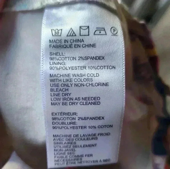 Urban Outfitters Miami Beach Tropical Novelty Print Cropped High Rise Pants 26 - Picture 10 of 11